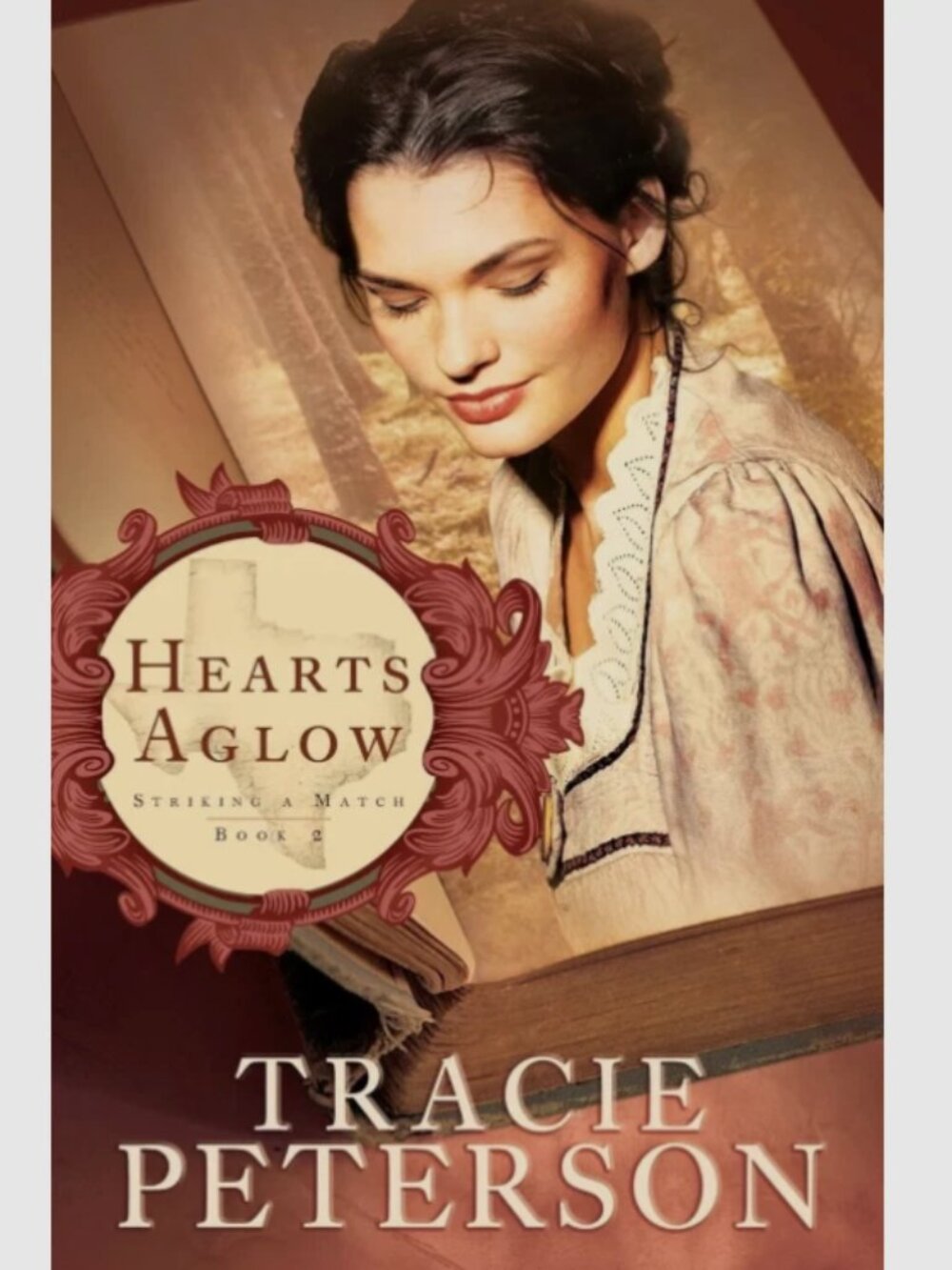 5/$15 Book Hearts Aglow Tracie Peterson Striking a Match 2 Texas Historical Fic